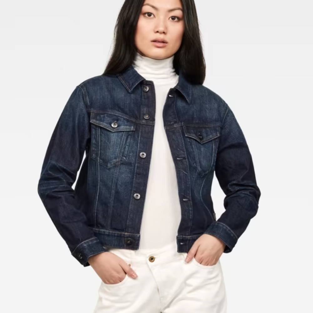 NWT G-Star Raw D-Staq Deconstructed Denim Jacket - Picture 1 of 16